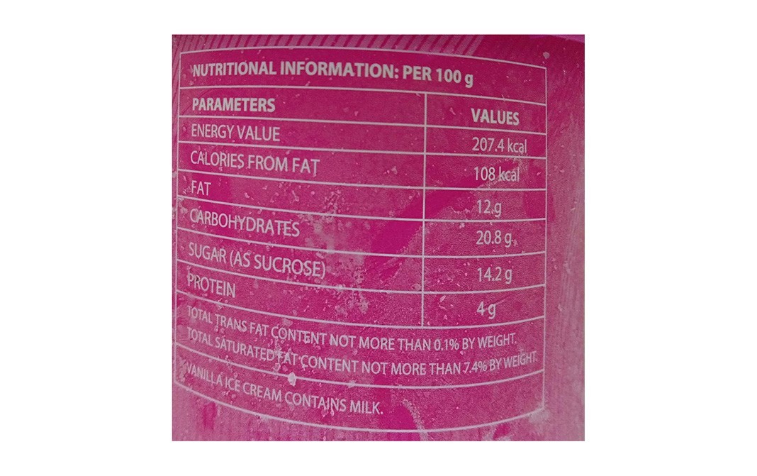 Baskin Robbins Premium Ice Cream Classic Vanilla   Pack  900 millilitre